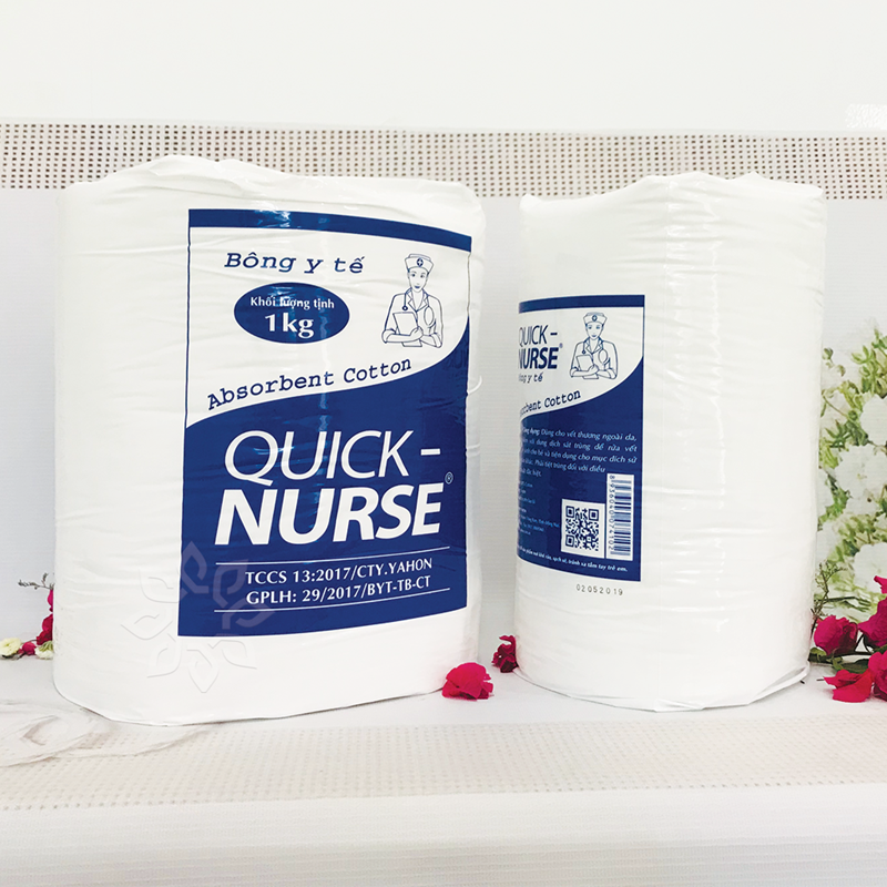 Bông gòn y tế QUICK NURSE 1 KG