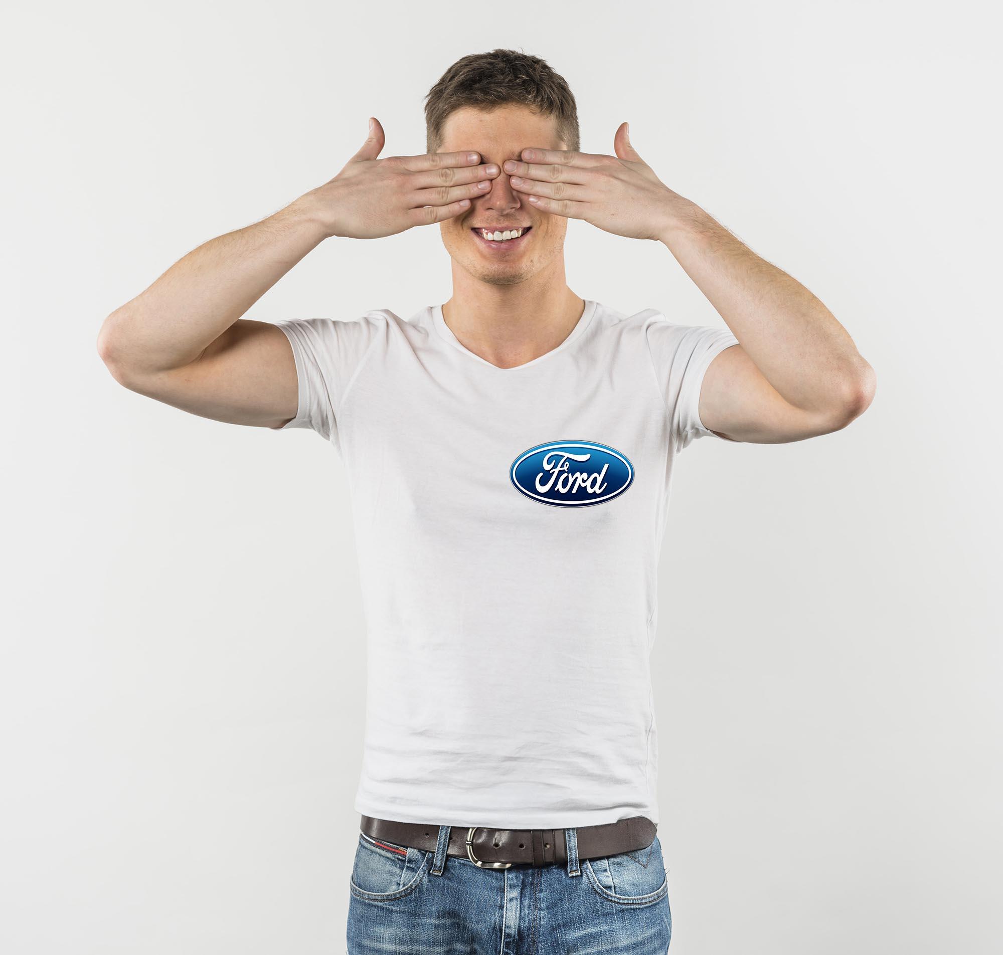 [HCM]Áo thun in hình logo hãng xe Ford