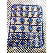 Ốc Xi Titan Trang Trí Xe Máy – Bộ 30 Con Ốc Giả Titan Nhiều Màu Cao Cấp.