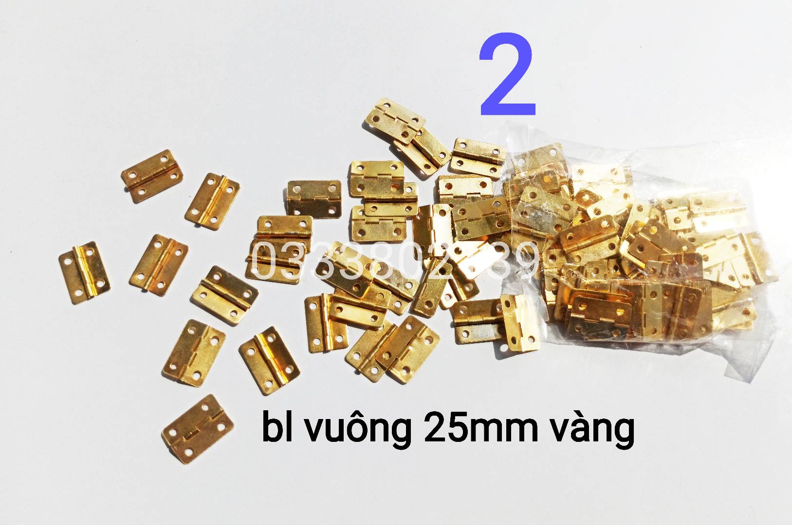 [Hcm]Set of 10 Mini Hinges.
