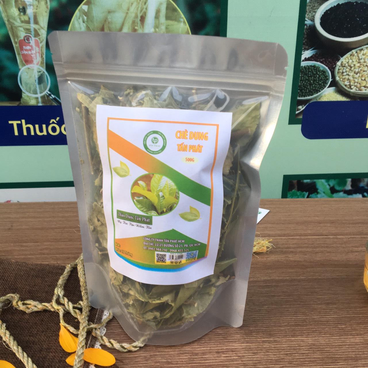 Chè dung vàng loại sấy khô túi lớn 1kg - Hàng sạch xanh chất lượng cao - Thảo Dược Tấn Phát
