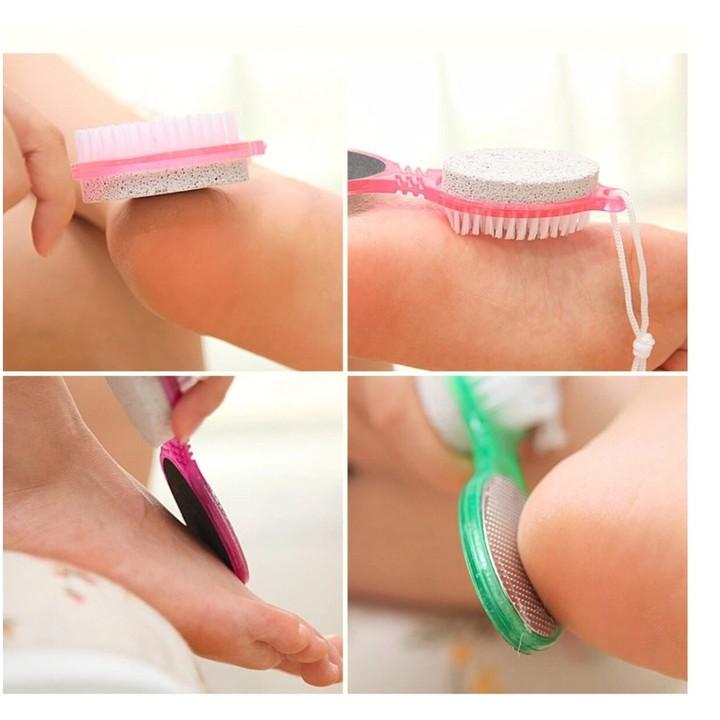 Bàn Chải Chà Gót Chân 4 Trong 1