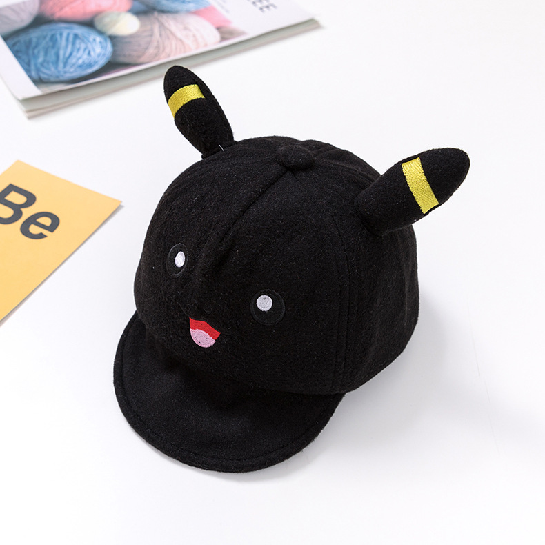 Mũ trẻ em TrueKids, nón cho bé trai và bé gái phối hình Pikachu ngộ nghĩnh