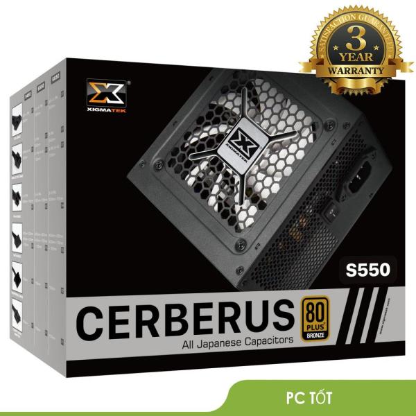 Nguồn máy tính XIGMATEK CERBERUS S550 550W (EN41138) - 80PLUS BRONZE