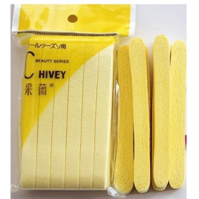 Bông nở bọt biển rửa mặt 12 miếng CHIVEY