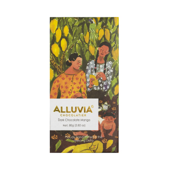 [HCM]DARK CHOCOLATE ALLUVIA 70% WITH MANGO 80GR