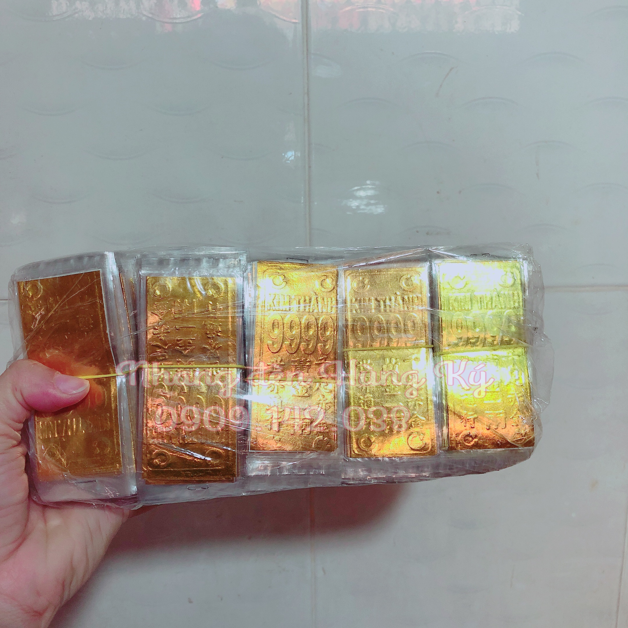 Hàng mã vàng lá 1 bao gồm 10 bịch