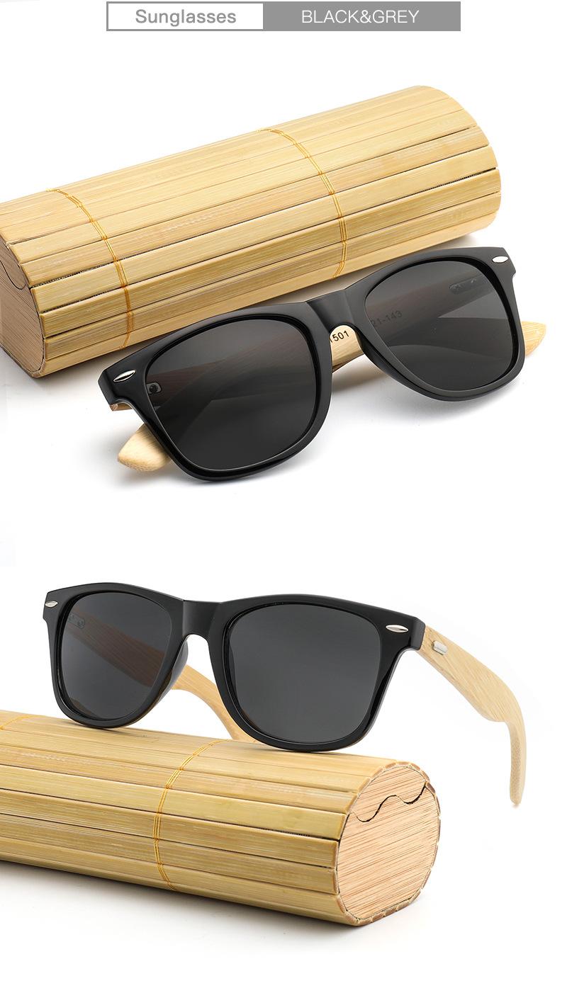KÍNH MÁT UNISEX GỌNG GỖ THỜI TRANG SÀNH ĐIỆU