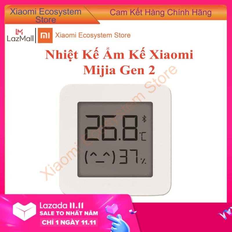 Đồng hồ đo nhiệt độ và độ ẩm Xiaomi Mijia 2 | Nhiệt ẩm kế | Shop XIAOMI ECOSYSTEM STORE cao cấp