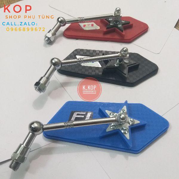 GƯƠNG CHIẾU HẬU XE MÁY THỜI TRANG NHIỀU MẦU CHÂN 10MM