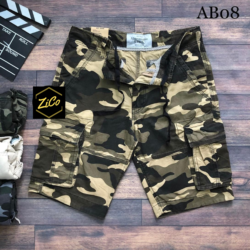 [HCM]Quần short nam kaki túi hộp AB04