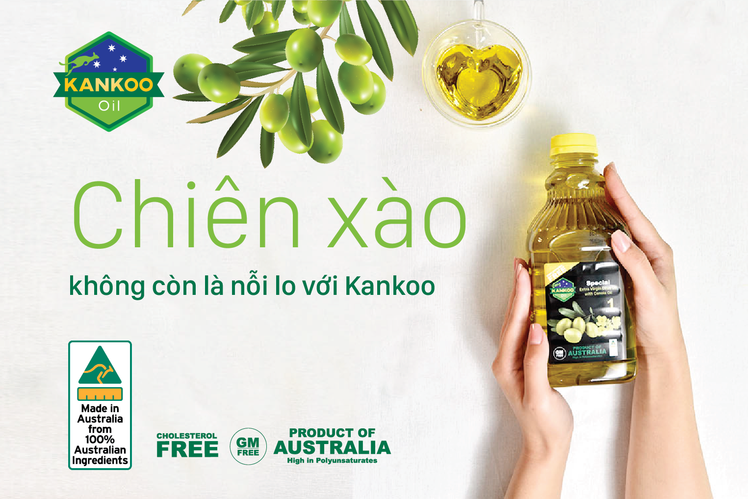 dầu oliu hạt cải extra virgin olive oil with canola oil hãng kankoo 2