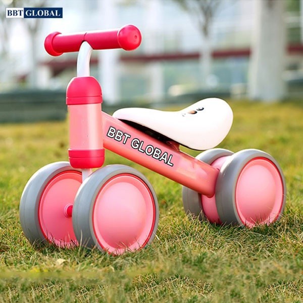 Xe chòi chân cho bé khung kim loại Q4