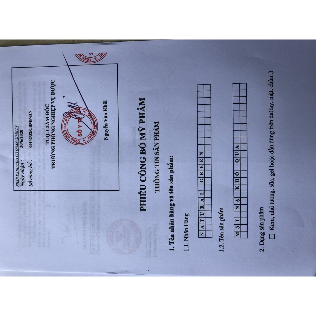 Nạ khổ qua đắp mặt nạ túi 1kg