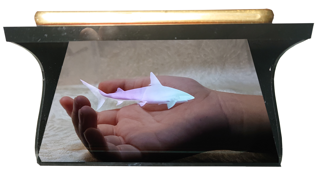 [HCM]Máy Chiếu 3D Hologram 180 độ dành cho Iphone