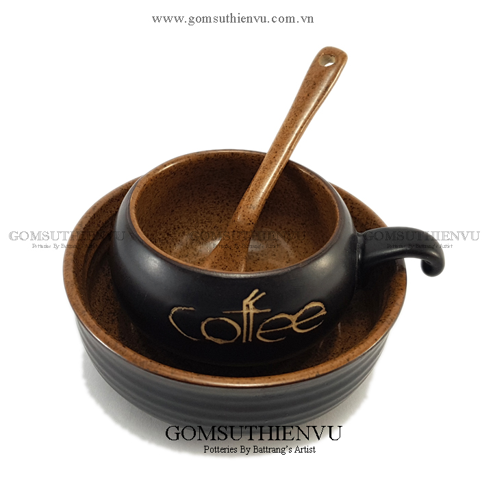 Cốc Cafe giữ nhiệt Bát Tràng Cao Cấp
