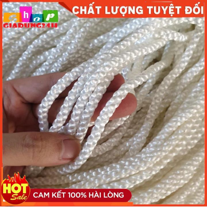 Cuộn 180m dây dù chịu lựa đường kính 3mm chuyên dùng thả diều sáo, diều to, đan lưới-Giadung24h