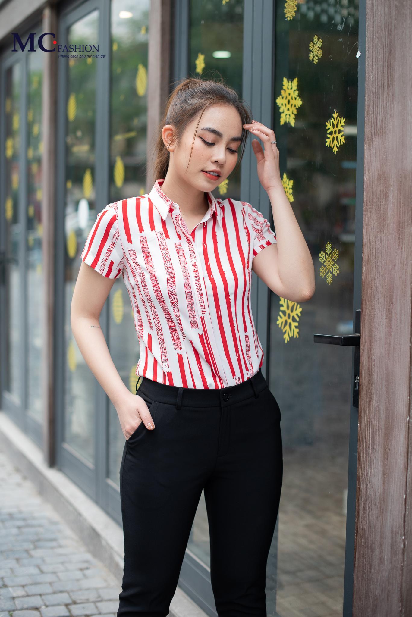 Sơ mi họa tiết (AG600)