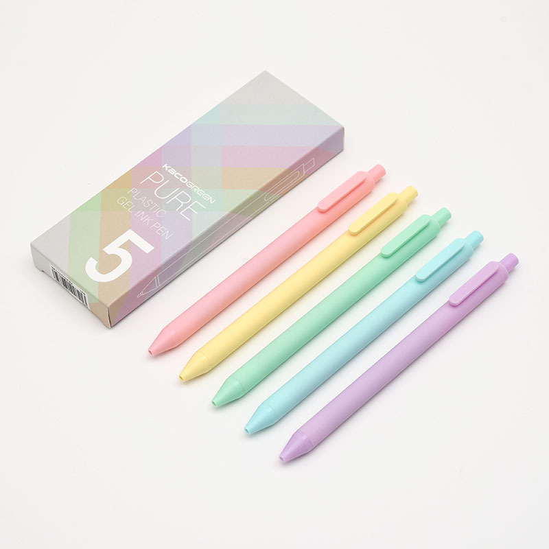Bộ 5 bút Kaco Green Pure Pastel mực đen