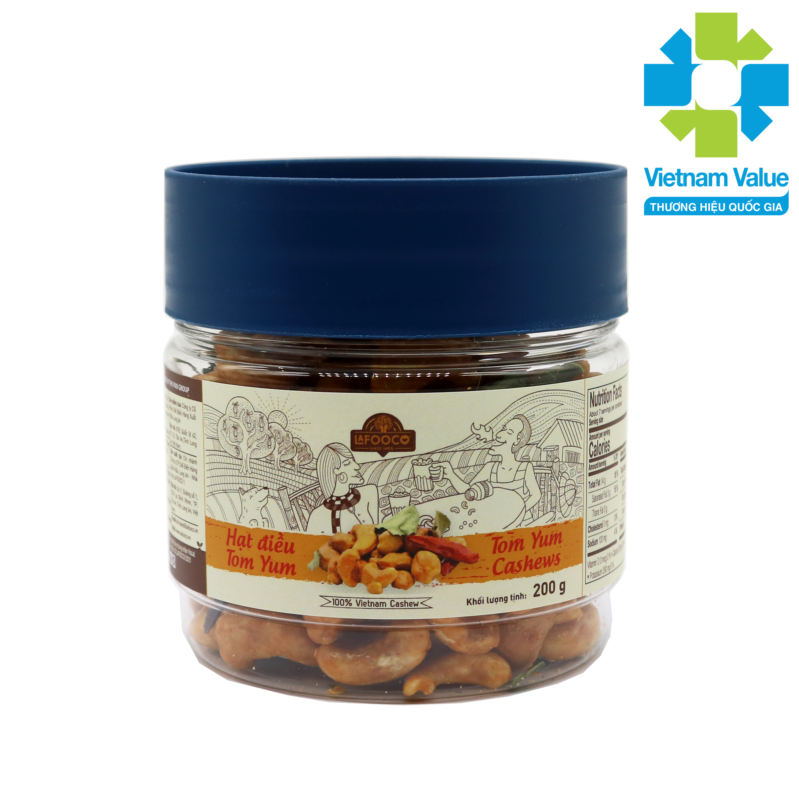 Hạt Điều Vị TomYum LAFOOCO 200g