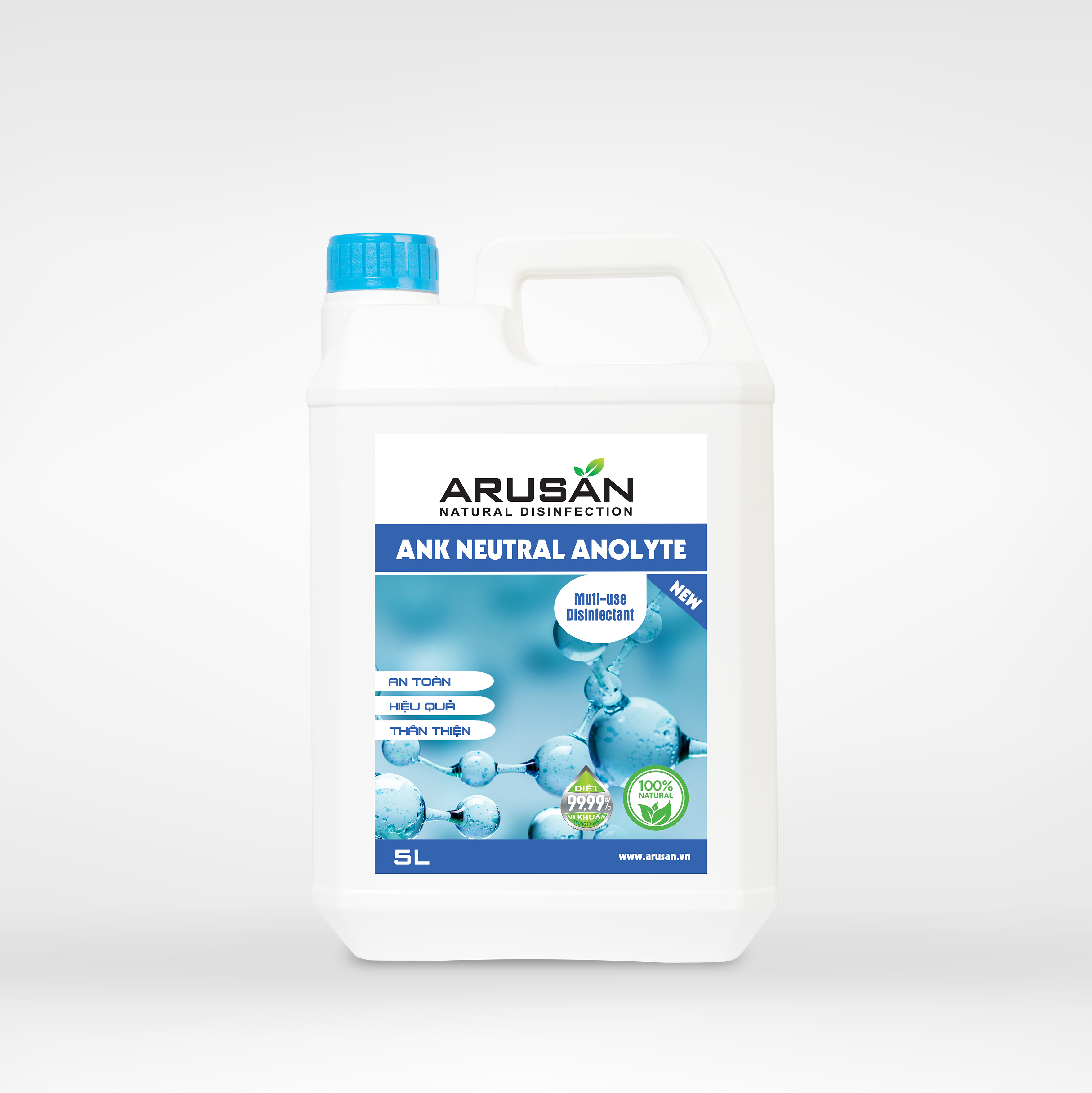 Arusan Anolyte Multi-purpose Disinfectant - Pail 5L