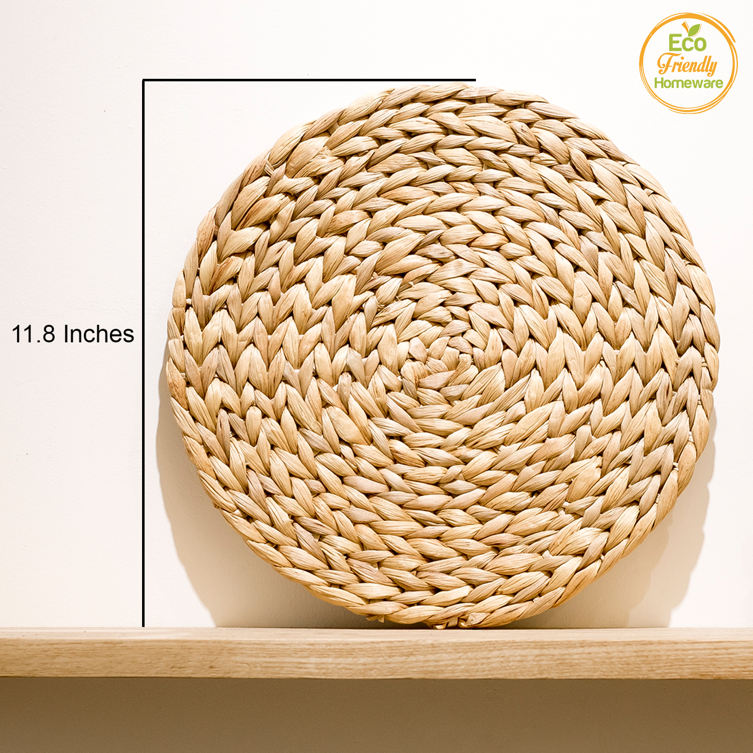 Miếng Lót Bàn Ăn Bằng Lục Bình Cho Gia Đình, Nhà Hàng, Khách Sạn - Size 30-34cm - Tấm Lót Bàn Ăn, Thảm Trải Bàn Dùng Chụp Hình, Trang Trí