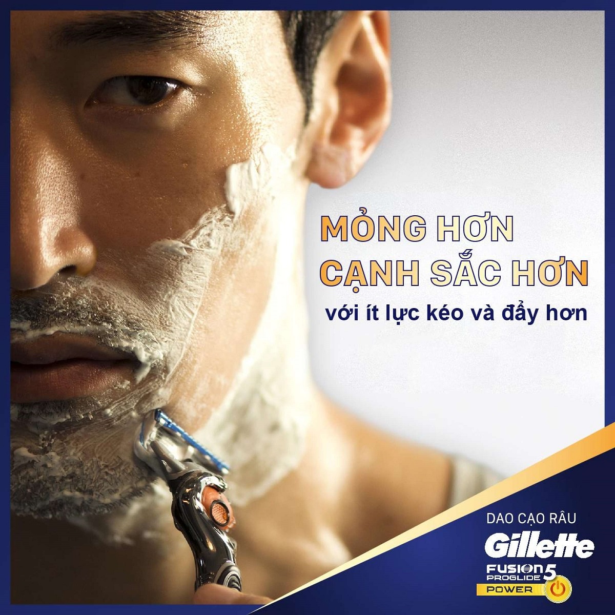 Dao cạo râu Gillette Fusion5 Proglide Power cao cấp