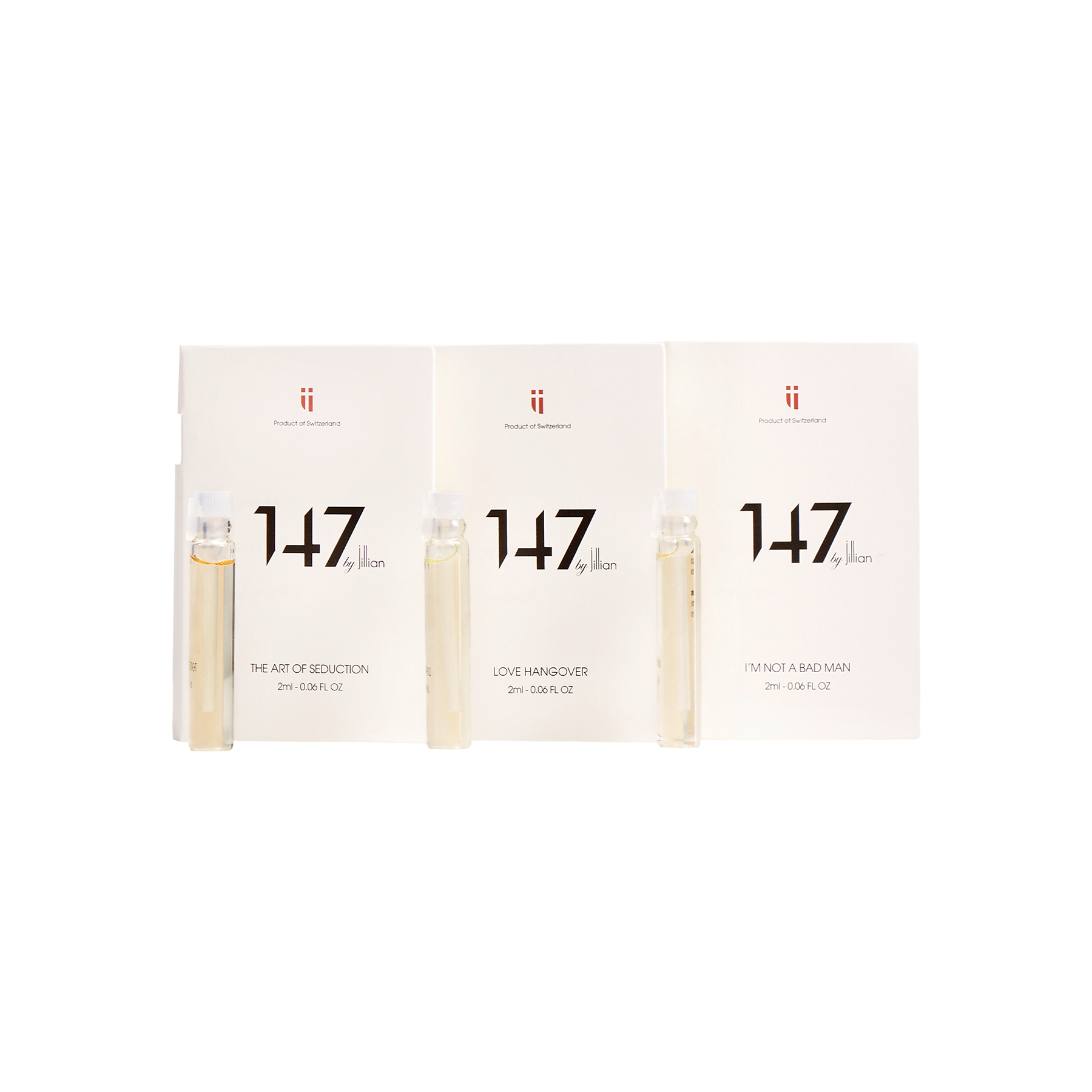 Mẫu thử nước hoa Nam - 147 by Jillian (Miniset 3 chai x 2ml)