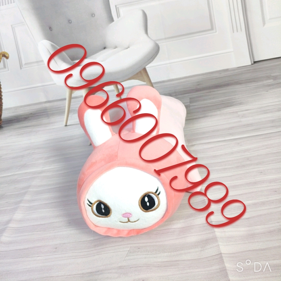 Gấu Bông Thỏ Nằm Dễ Thương Size 40cm