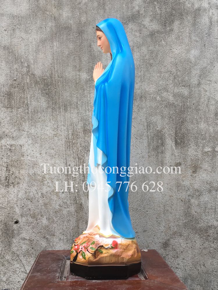 Tượng Đức Mẹ Lộ Đức 60cm