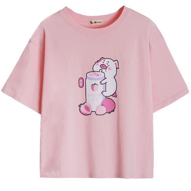 Áo thun tay lỡ freesize ngẫu nhiên