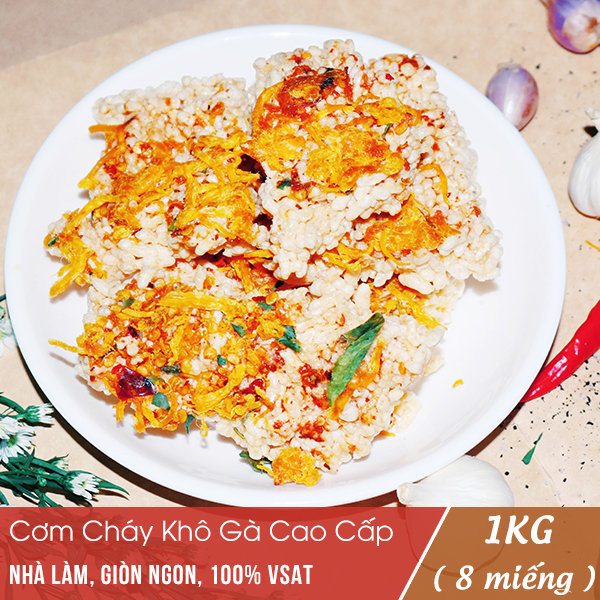 Cơm Cháy Khô Gà Lá Chanh