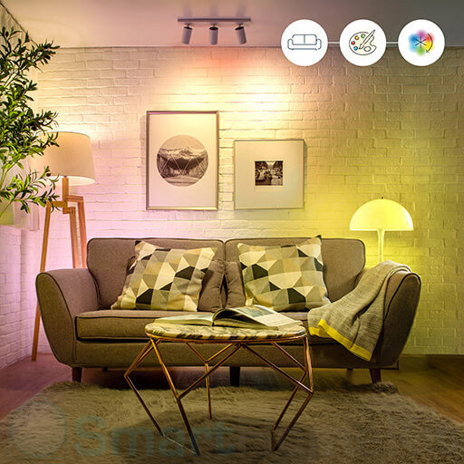 Philips WiZ RGB LED Light Strip 15 metter 16 Million Colors + Shades of White, Preset Light Modes, Connects to Your Wi-Fi,  App Control, Works with Google Home, Alexa and Matter