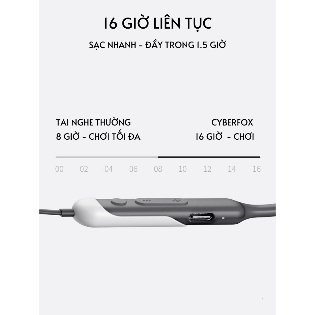 Flydigi CyberFox | Tai nghe gaming không dây bluetooth 5.0