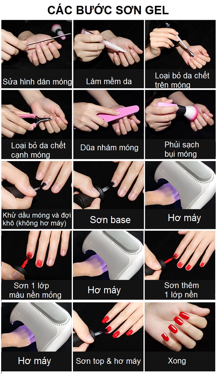 [HCM]Sơn gel AS red - Màu sơn lông mã AXD