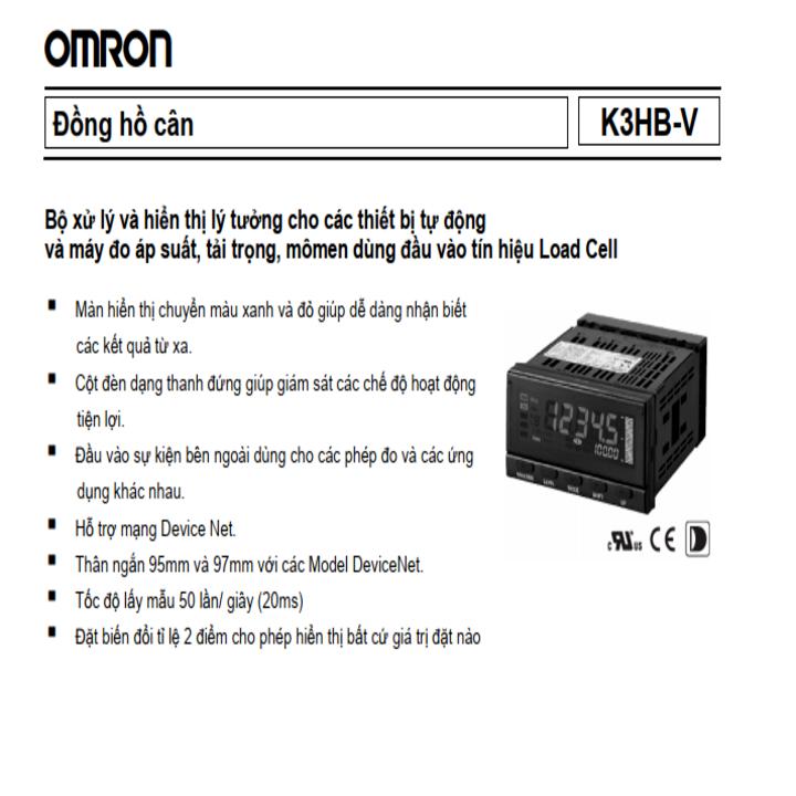 đầu cân omron k3hb-vlc