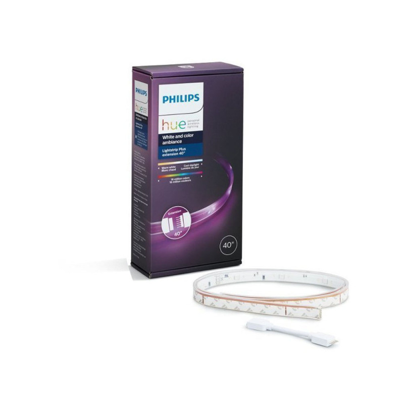 LED dây thông minh 16 triệu màu Philips Hue Lighstrip bộ mở rộng 1m - đồng bộ ánh sáng theo nhạc và TV