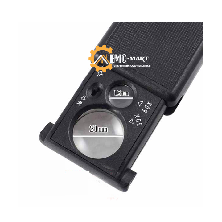 [FreeshipMAX] Kính lúp mini cầm tay 30x-60x có đèn