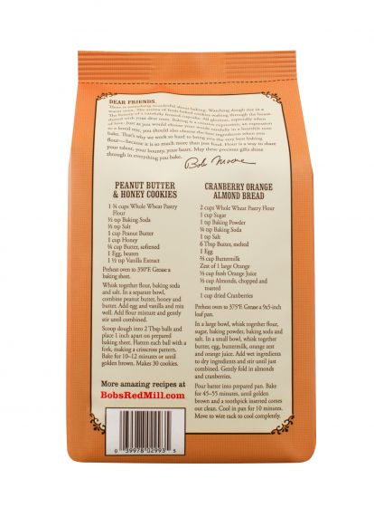 Bột Hạt Mì Mềm Nguyên Cám Hữu Cơ Bob's red mill 2.27kg