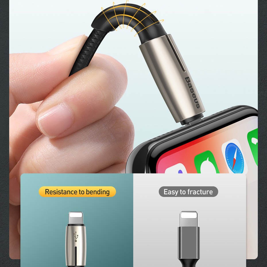 [ PD 18W ] Cáp Sạc Nhanh PD Type C to Lightning Baseus Horizontal Data PD (18W, C to iPhone Cable) ttshop247