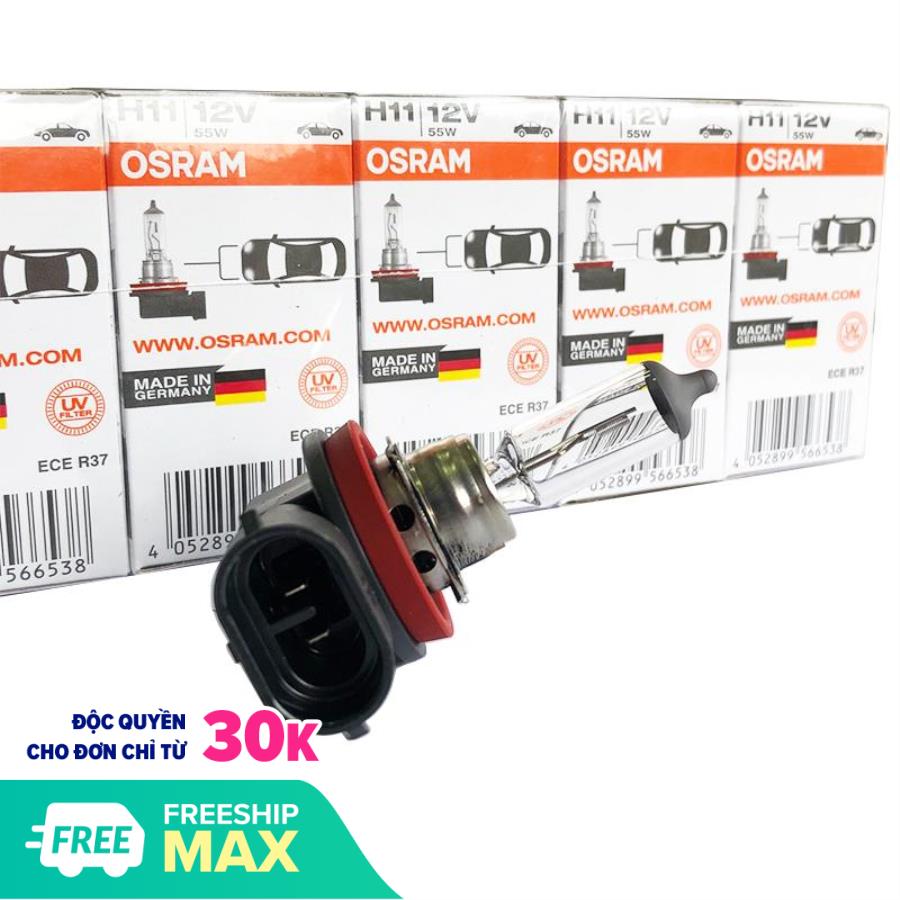 Bóng đèn H11 Osram Đức 12V 55W Original cao cấp (BH 6 tháng)