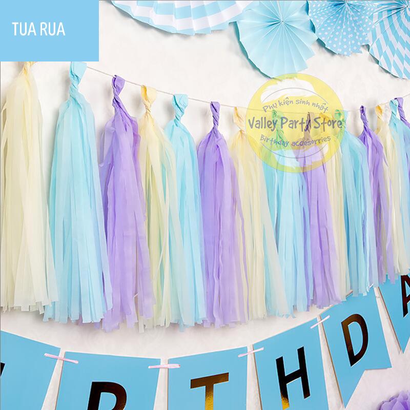 Tua rua trang trí bóng jumbo, trang trí tiệc