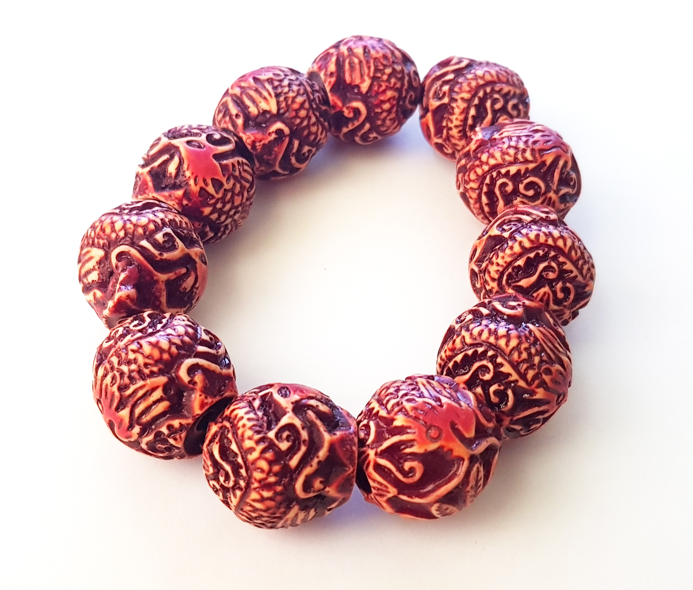 Vòng tay Long Phụng khắc CNC biểu tượng cho hạnh phúc bền chặt may mắn và thịnh vượng gia đình thuận hòa con cái tốt lành