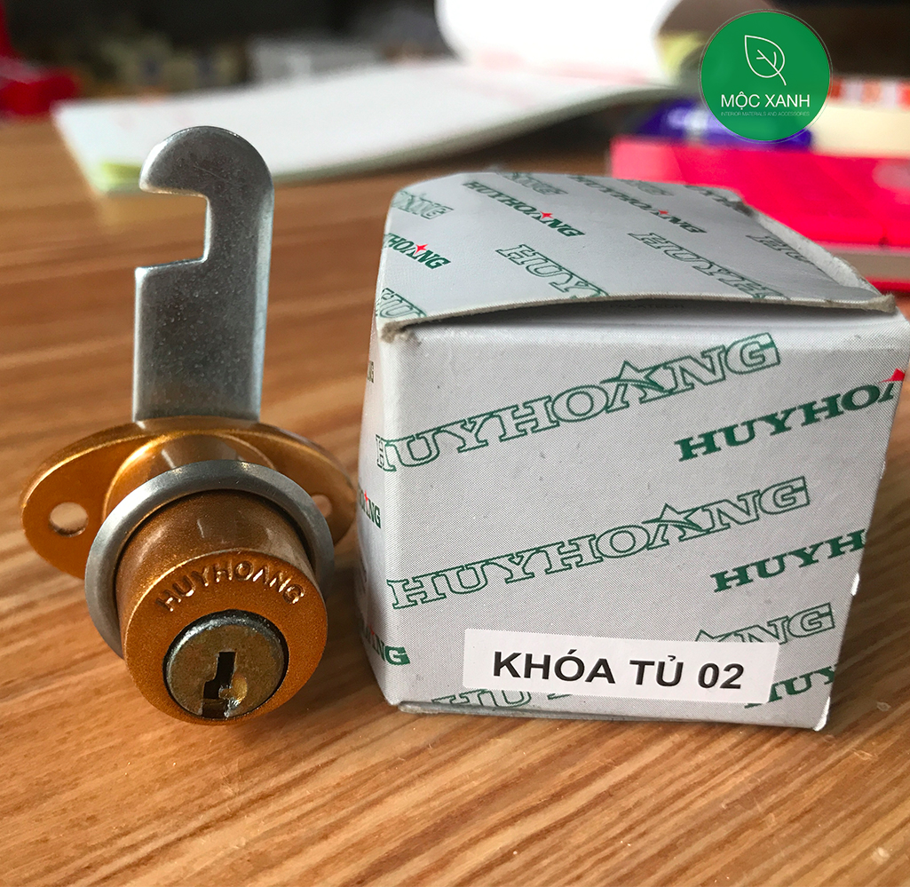 KHÓA TỦ VUÔNG, MÓC HUY HOÀNG (Chính hãng)