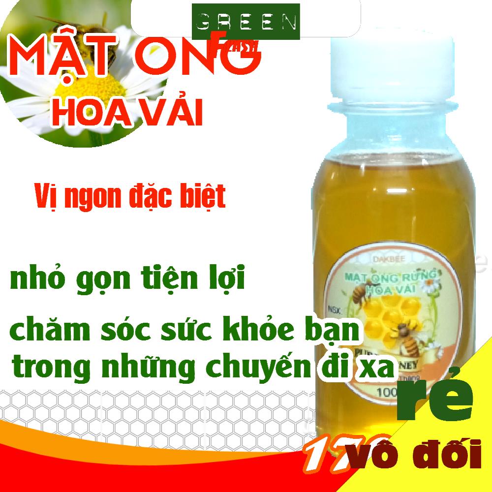 100ml Mật ong rừng hoa vải - dakbee [greenflash]