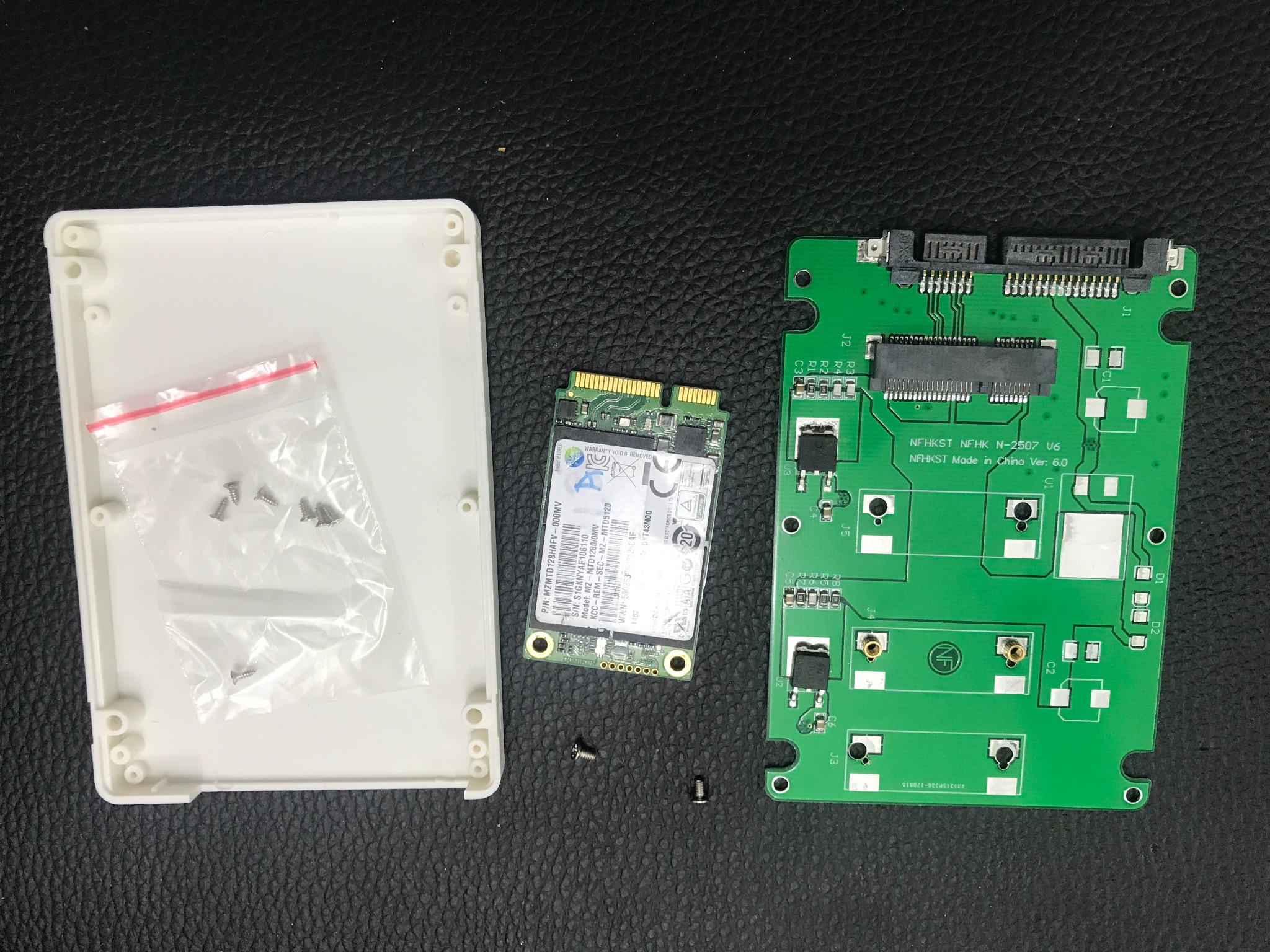 Khay chuyển ssd msata sang  sata 2.5