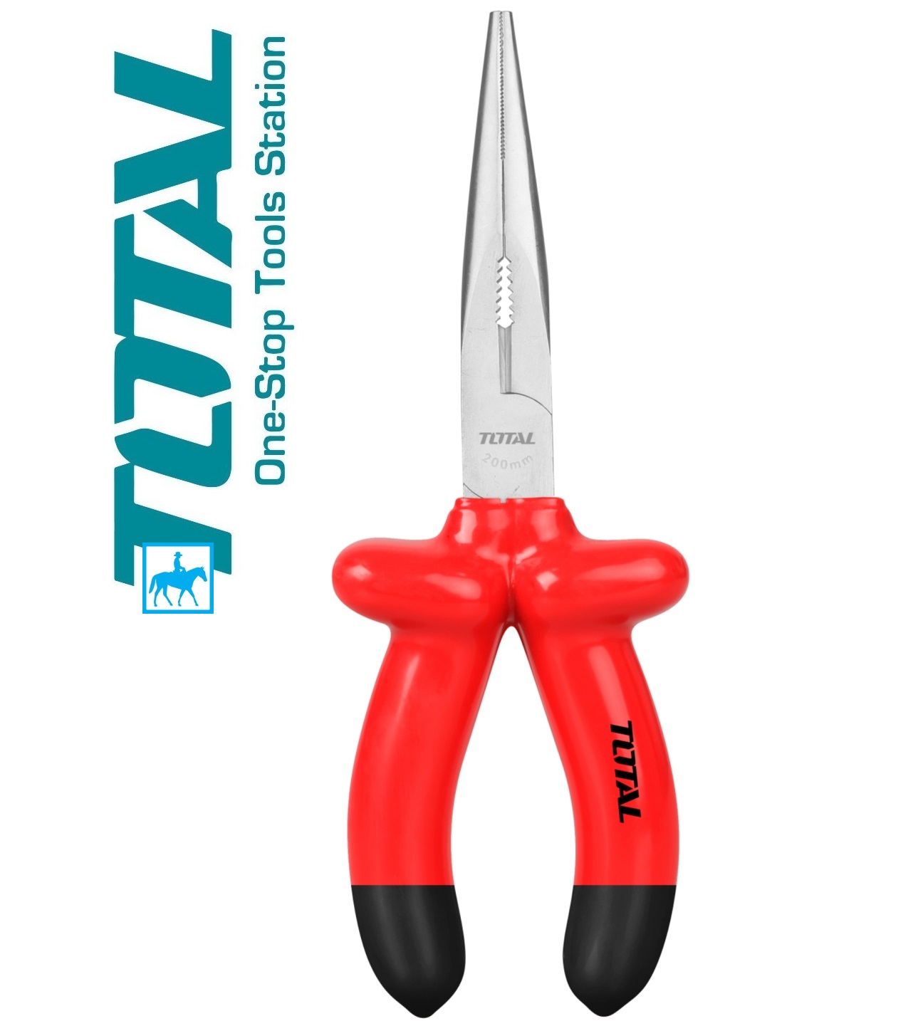 Kìm điện mỏ dài cách điện 1000v 8inch 200mm total thtip381