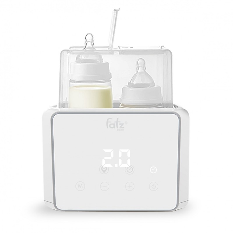 Máy hâm sữa tiệt trùng điện tử Fatz Baby Duo 3 FB3093VN, giá đỡ ngăn cách đế đun nóng, tiện lợi khi nhấc bình sữa ra khỏi máy, tự động tắt sau khi hết nước