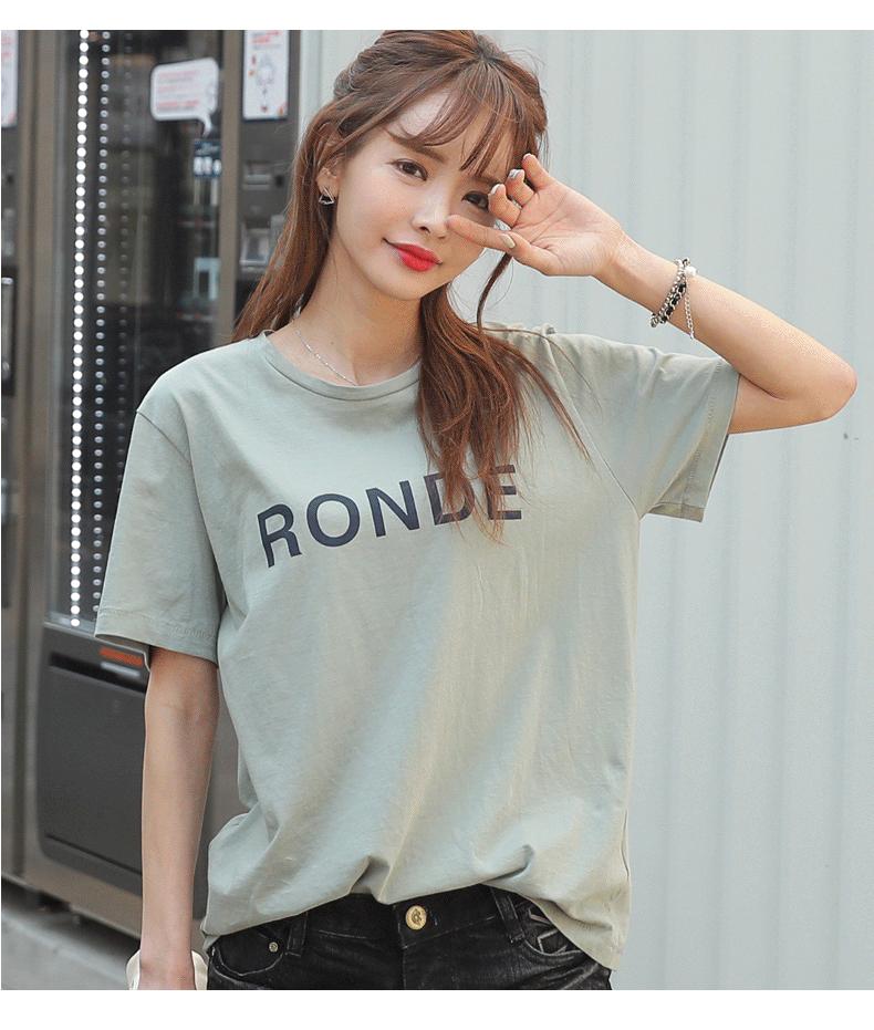 [HCM]ÁO THUN NỮ RONDE THỜI TRANG NHIỀU MÀU