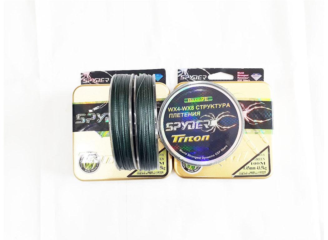 Dây Dù Câu Cá PE 8 sợi Spyder 150 và 100 mét